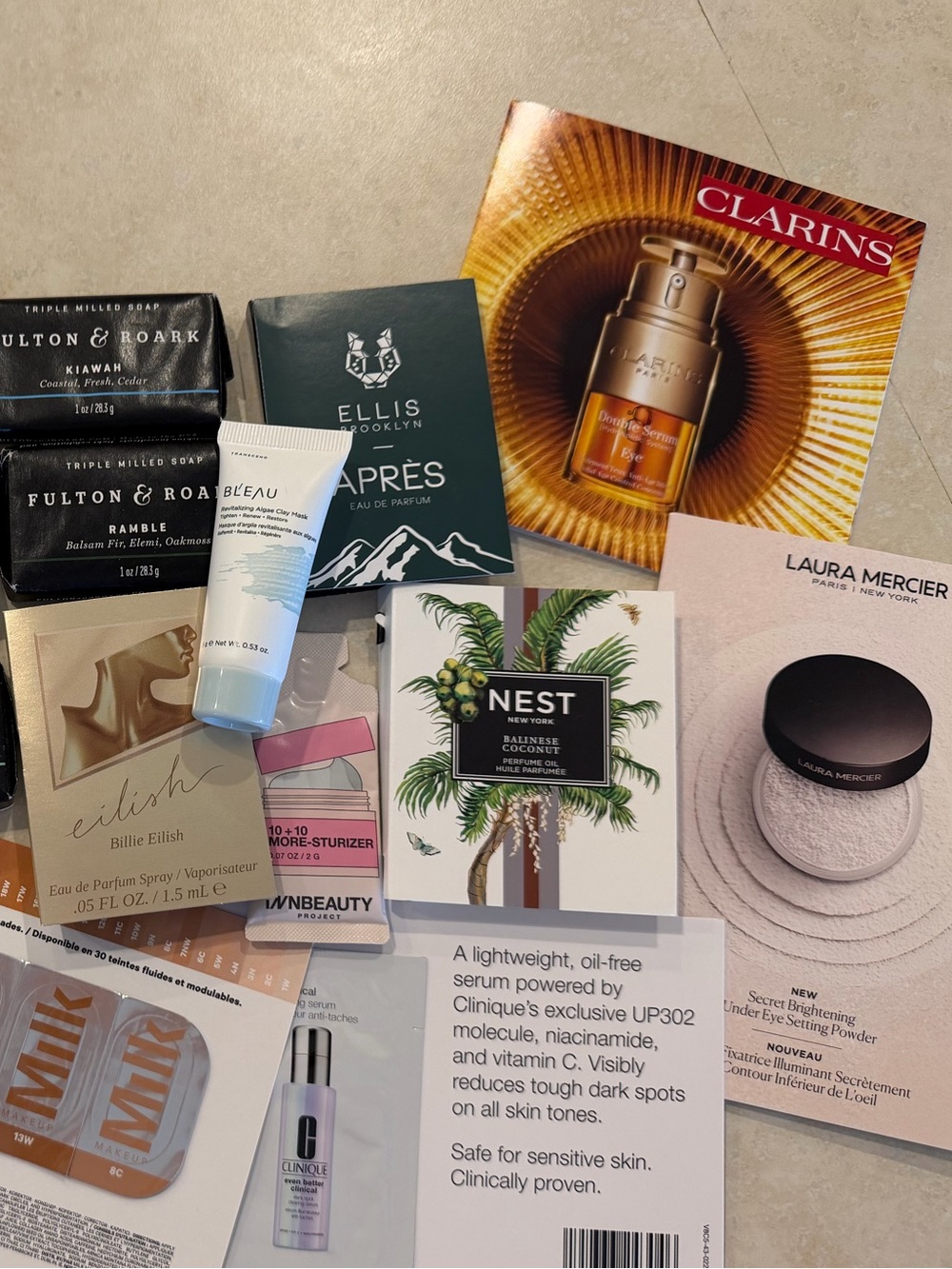 Fulton & Roark Soap Set & miscellaneous fragrance, makeup, skin samples - Picture 3 of 3